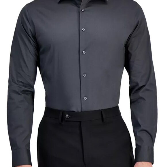 ALFANI REPLEN SLIM FIT DRESS SHIRT (M) - Picture 1 of 10